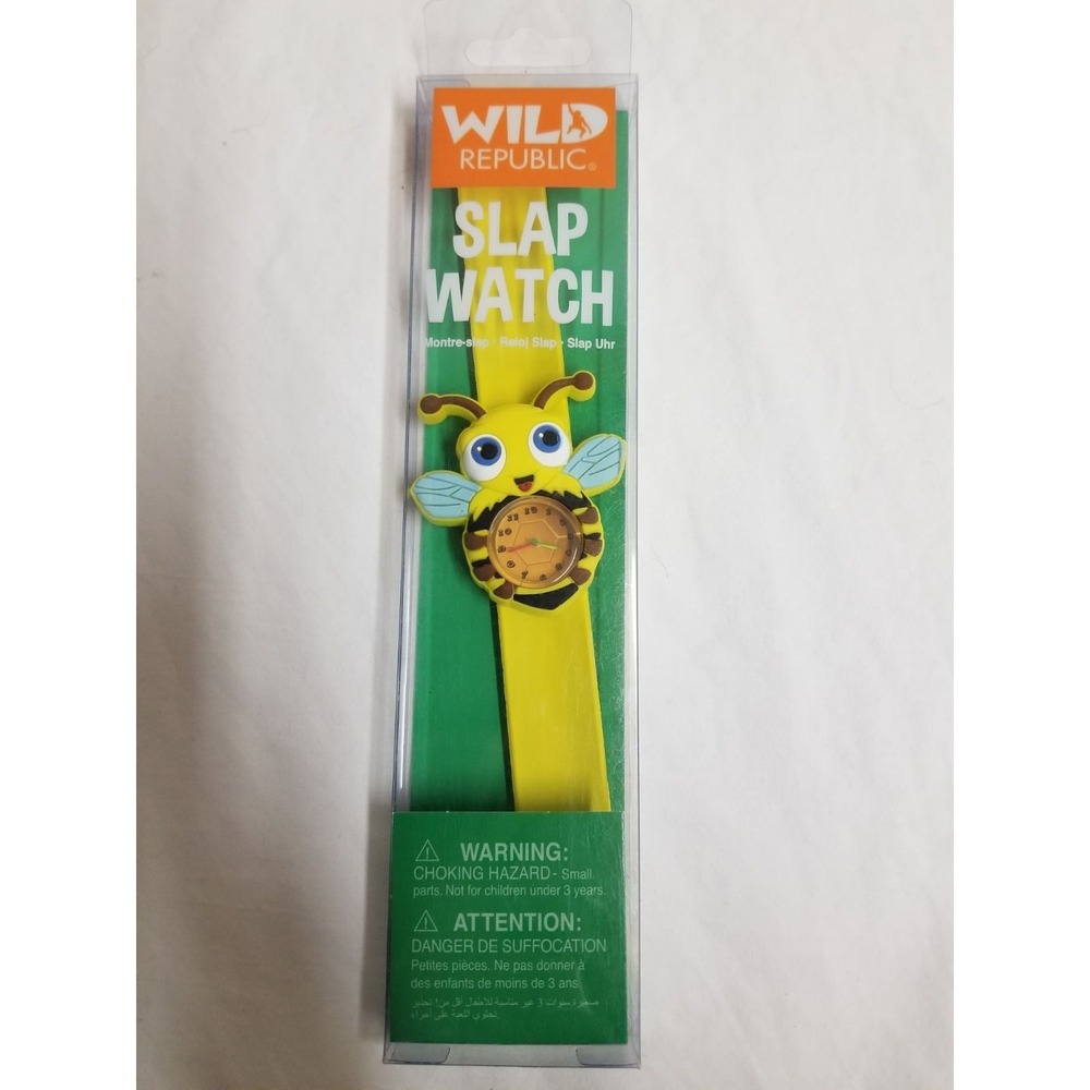 Wild Republic Yellow Bee Slap Watch